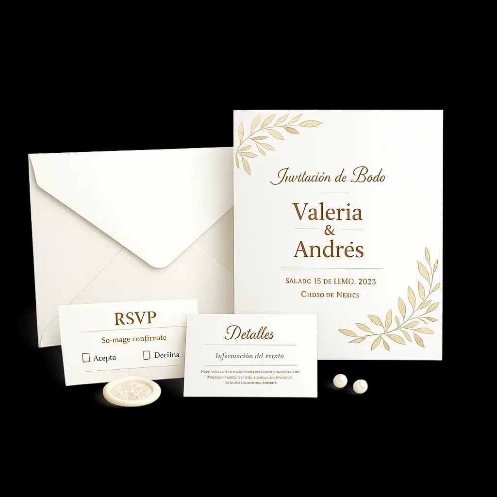 Invitaciones deluxe